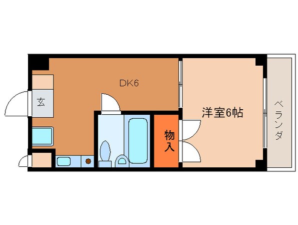 鴫野旭ハウスの物件間取画像